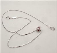 Necklace Gioielleria Dossena  Woman in Gold Rubino 0.38 Ct COOR-330-253 - COOR-330-253